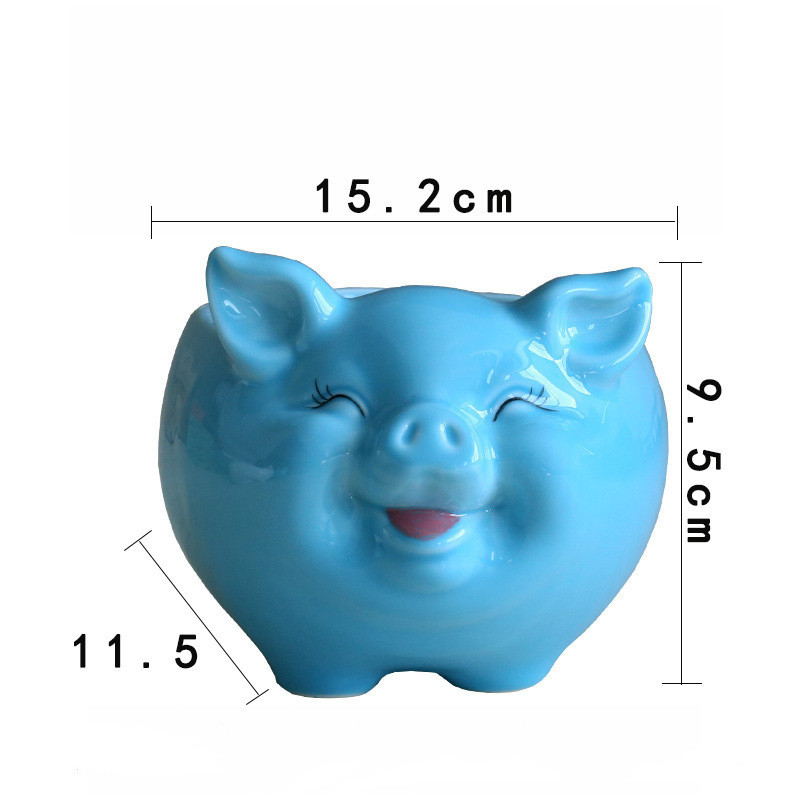 Simple Nordic Cartoon Animal Succulent Flower Pot Ceramic Decorative Ornaments - Image 2