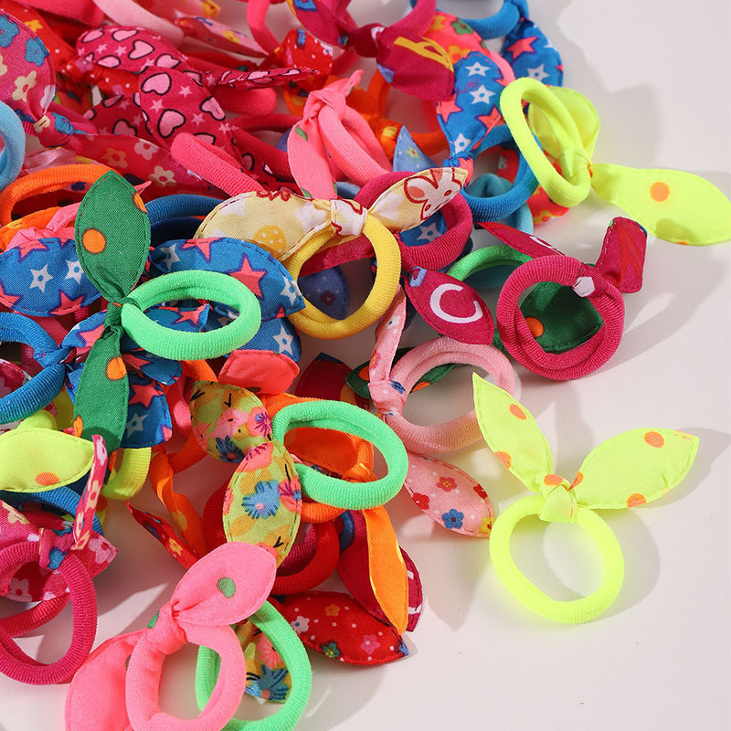 High Elastic Hair Band Children Cute Rabbit Ears Hair Accessories - Image 9