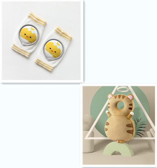 Baby Knee Pads Cartoon Accessories Doll Elbow Pads Baby Learning Set - Image 3