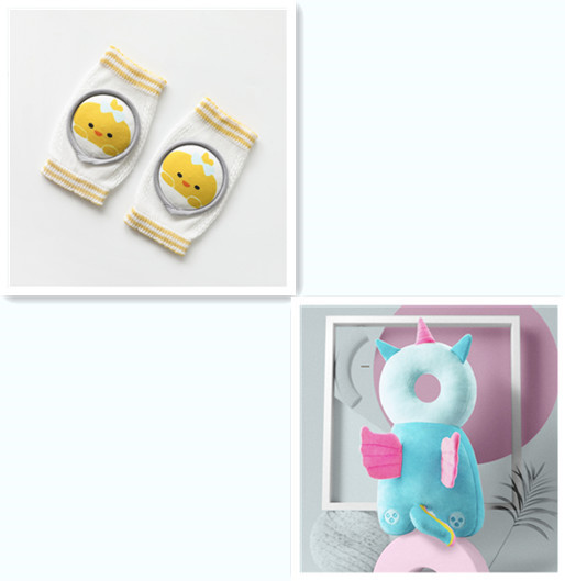 Baby Knee Pads Cartoon Accessories Doll Elbow Pads Baby Learning Set - Image 2