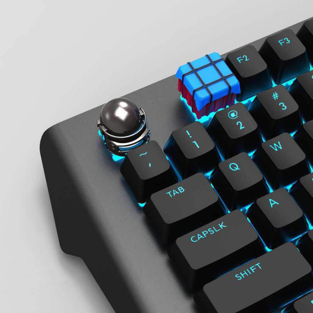 Personalized Mechanical Keyboard Single ESC Keycap 104 Key Color ABS Metal Chicken Game Keycap Satellite Shaft Cap - Image 8