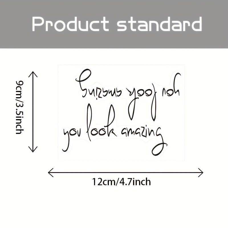 You Look Amazing Vinyl Wall Sticker Wall Decor - Image 3