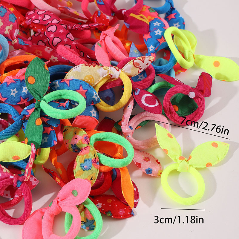 High Elastic Hair Band Children Cute Rabbit Ears Hair Accessories - Image 5
