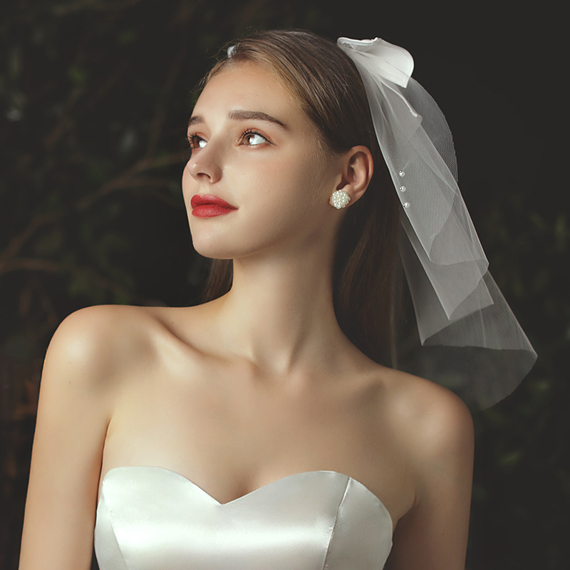 Veil Bowknot Head Accessories Props - Image 8