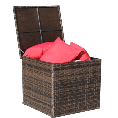 Wicker Patio Furniture Storage Box - Image 5