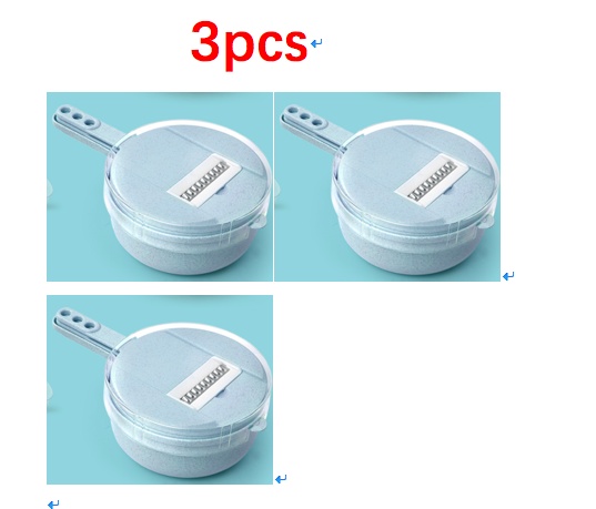 8 In 1 Mandoline Slicer Vegetable Slicer Potato Peeler Carrot Onion Grater With Strainer Vegetable Cutter Kitchen Accessories - Image 9