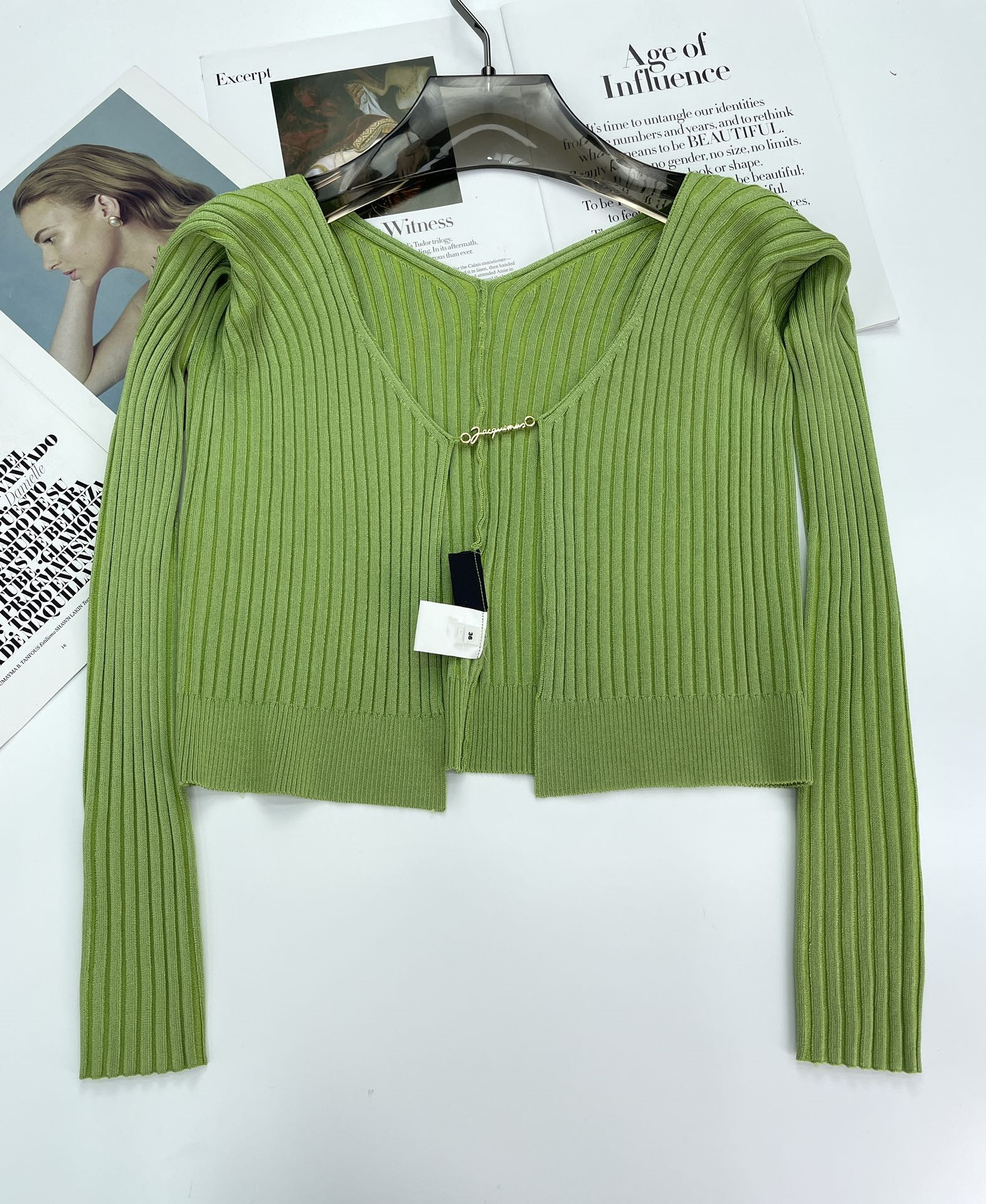 Womens Gentle Temperament Knitted Cardigan - Image 2
