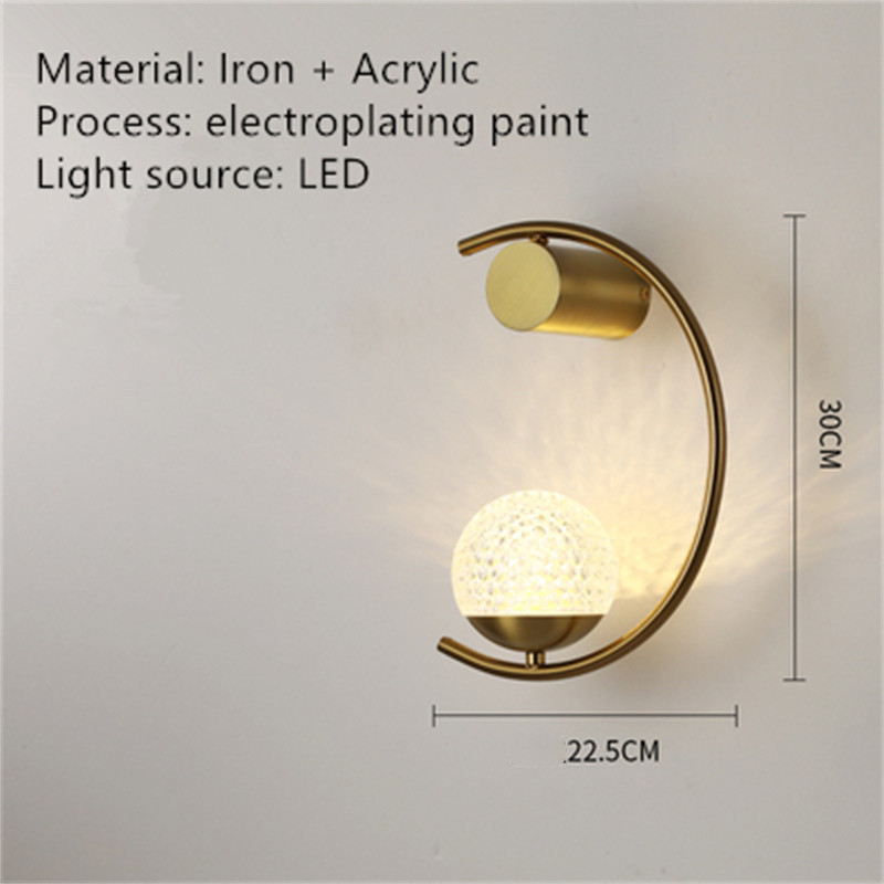 Modern Minimalist Light Luxury Creative Design Wall Lamp - Image 6