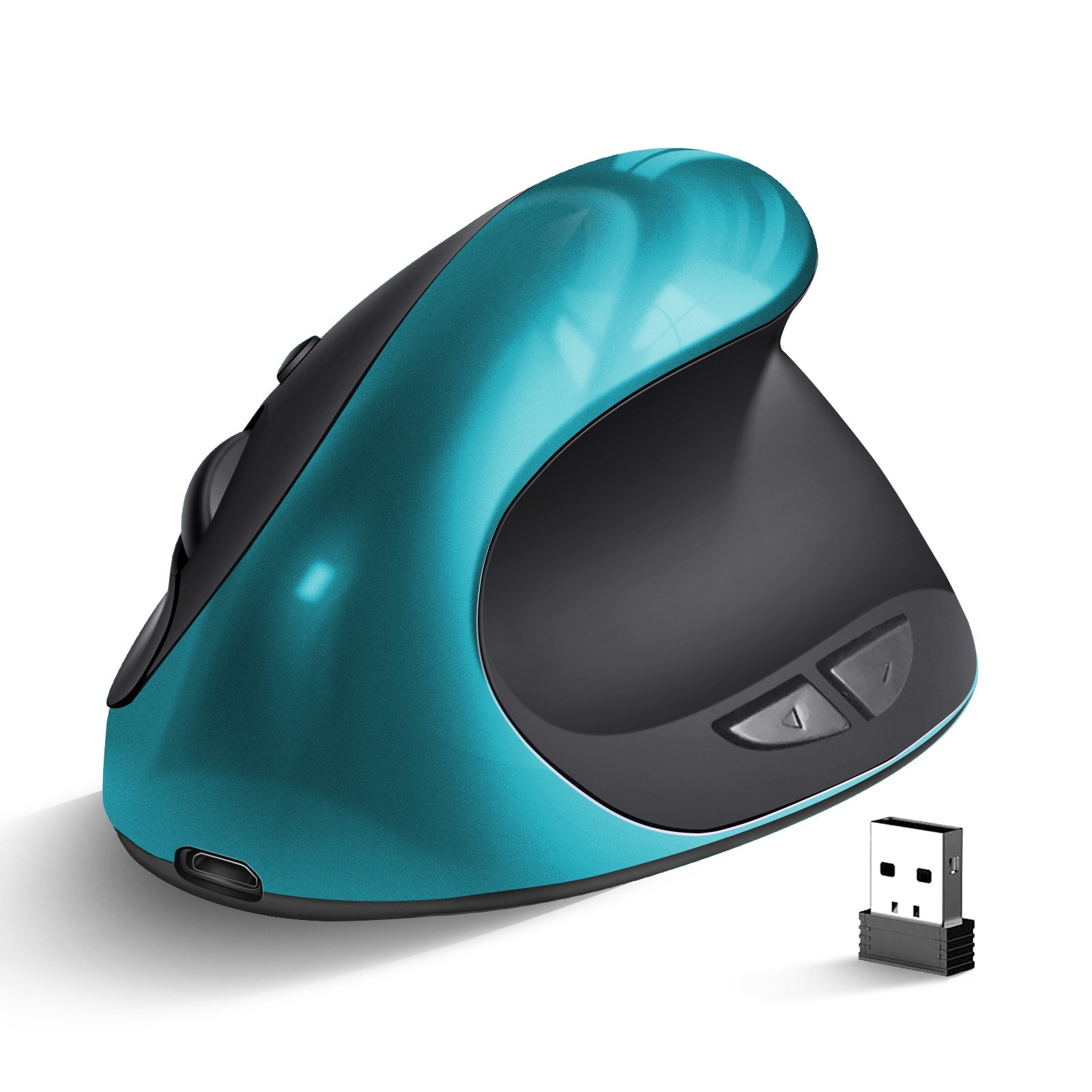 Three Generations Wireless Charging Vertical Mouse Ergonomic Mouse - Image 5