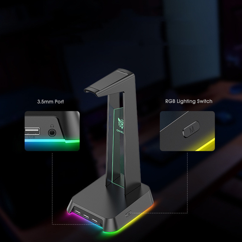 ST2 Headphone Stand Illuminated Headphone Display Stand Detachable Illuminated - Image 8
