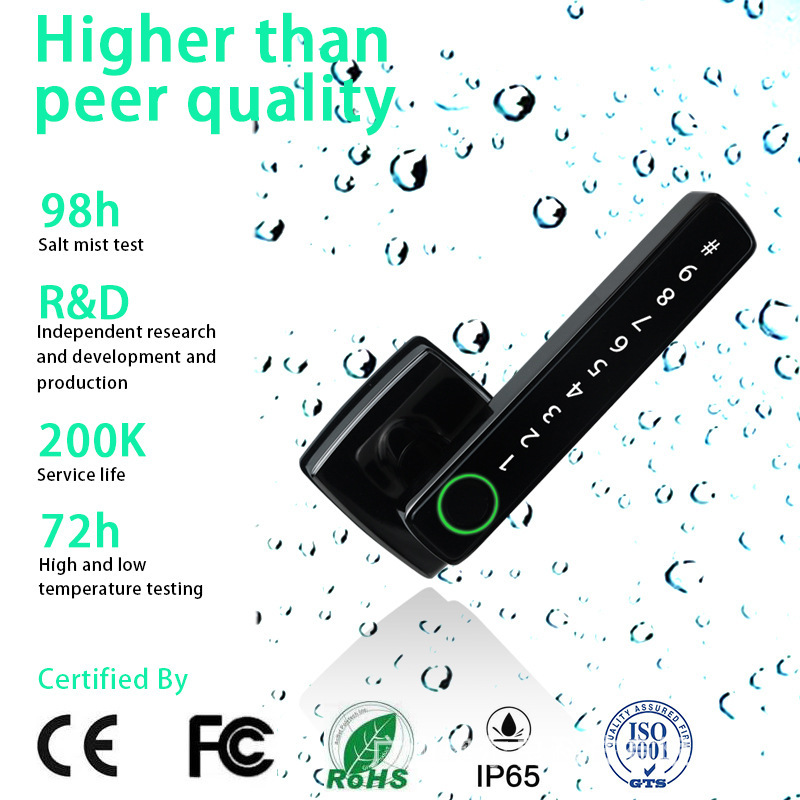 Room Bedroom Smart Bluetooth Graffiti Fingerprint Lock - Image 3
