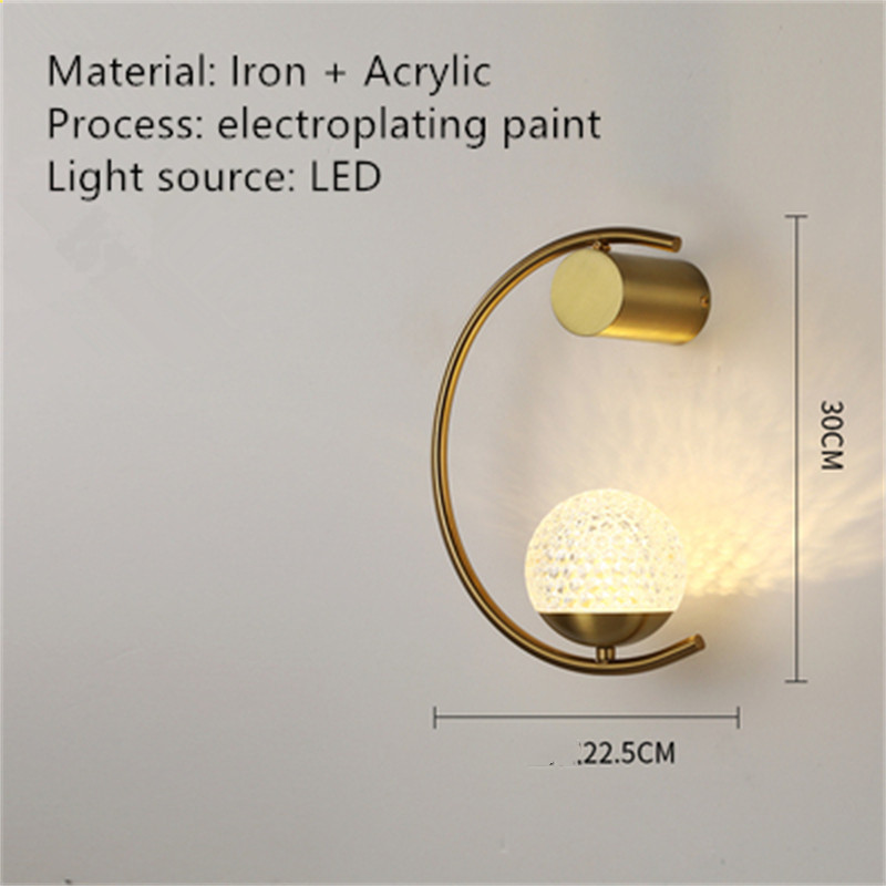 Modern Minimalist Light Luxury Creative Design Wall Lamp - Image 5