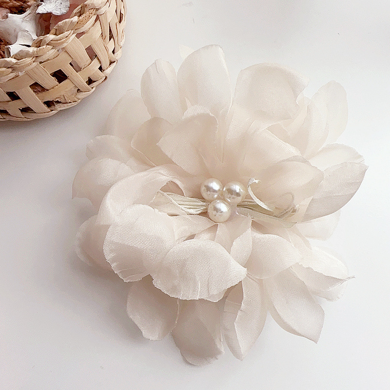 Pearl Flower Children's Side Clip Hair Accessories - Image 3