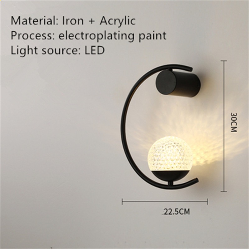 Modern Minimalist Light Luxury Creative Design Wall Lamp - Image 4