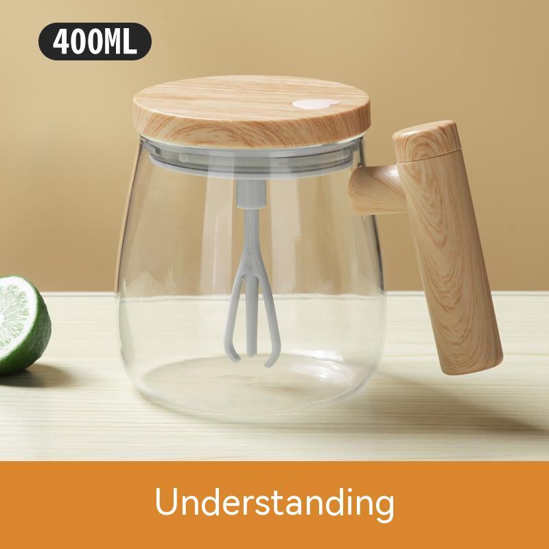 400ML Self Stirring Coffee Mug Electric Mixing Glass Coffee CupHigh Speed Fast Automatic Coffee Cup For Gyms Dining Room Kitchen Gadgets - Image 6