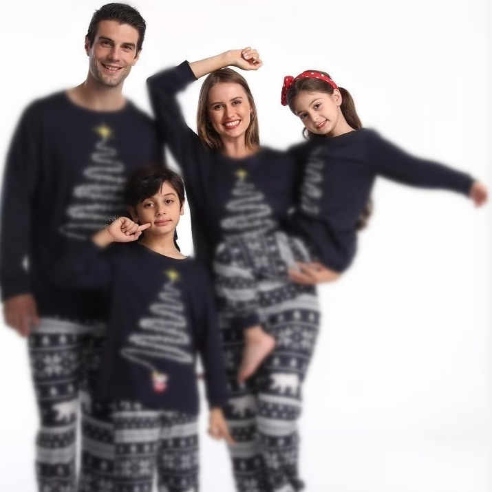 Christmas Parent-child Wear Printed Pajamas Homewear - Image 3