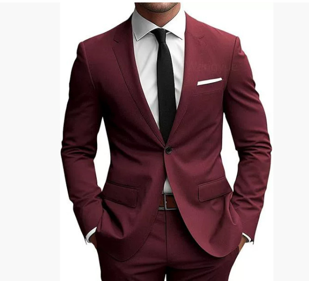 Two-piece Wedding Dinner Suit Jacket - Image 10