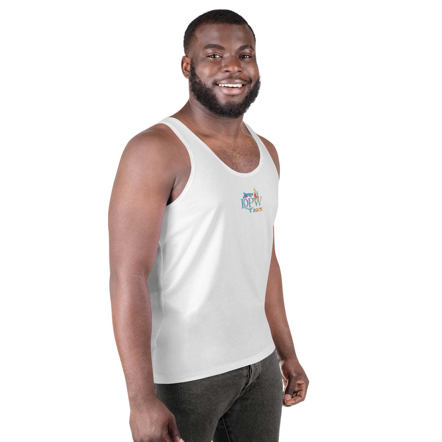 Summer Solid Color Printing Pattern Vest For Men - Image 3