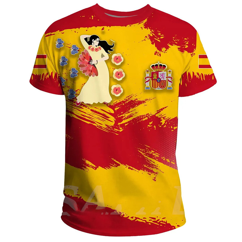 Digital Printing Couple Sports T-shirt American Football Short Sleeve - Image 9