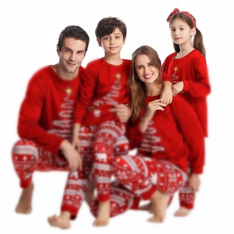 Christmas Parent-child Wear Printed Pajamas Homewear - Image 2