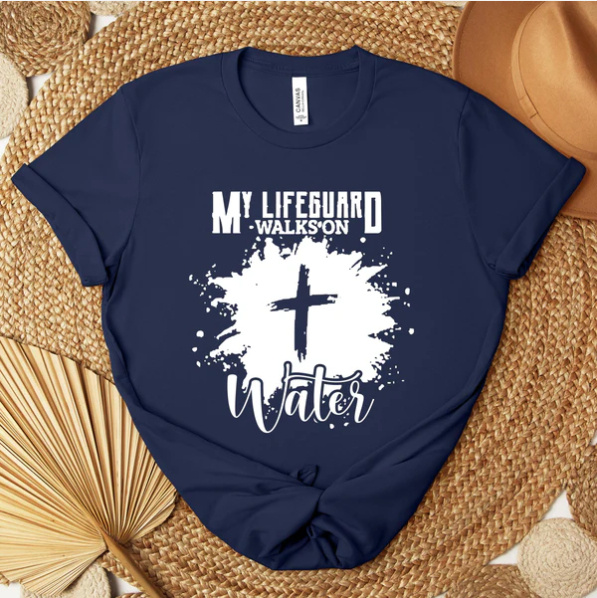 My Lifeguard Walks On Water Premium T-shirt - Image 2