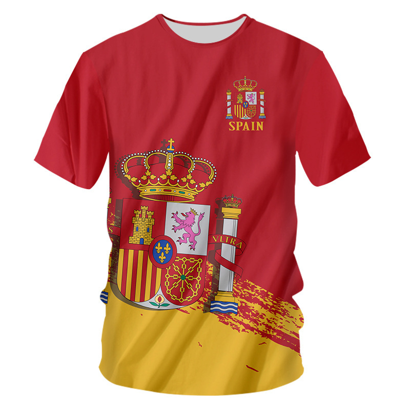 Digital Printing Couple Sports T-shirt American Football Short Sleeve - Image 8
