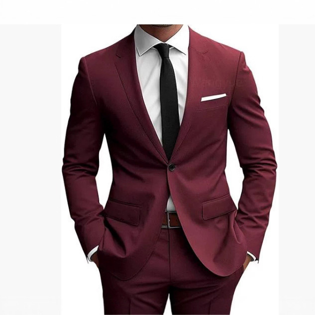 Two-piece Wedding Dinner Suit Jacket - Image 7